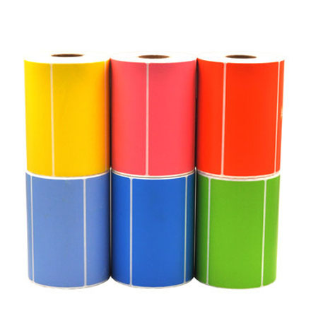 染色不干膠銅版紙